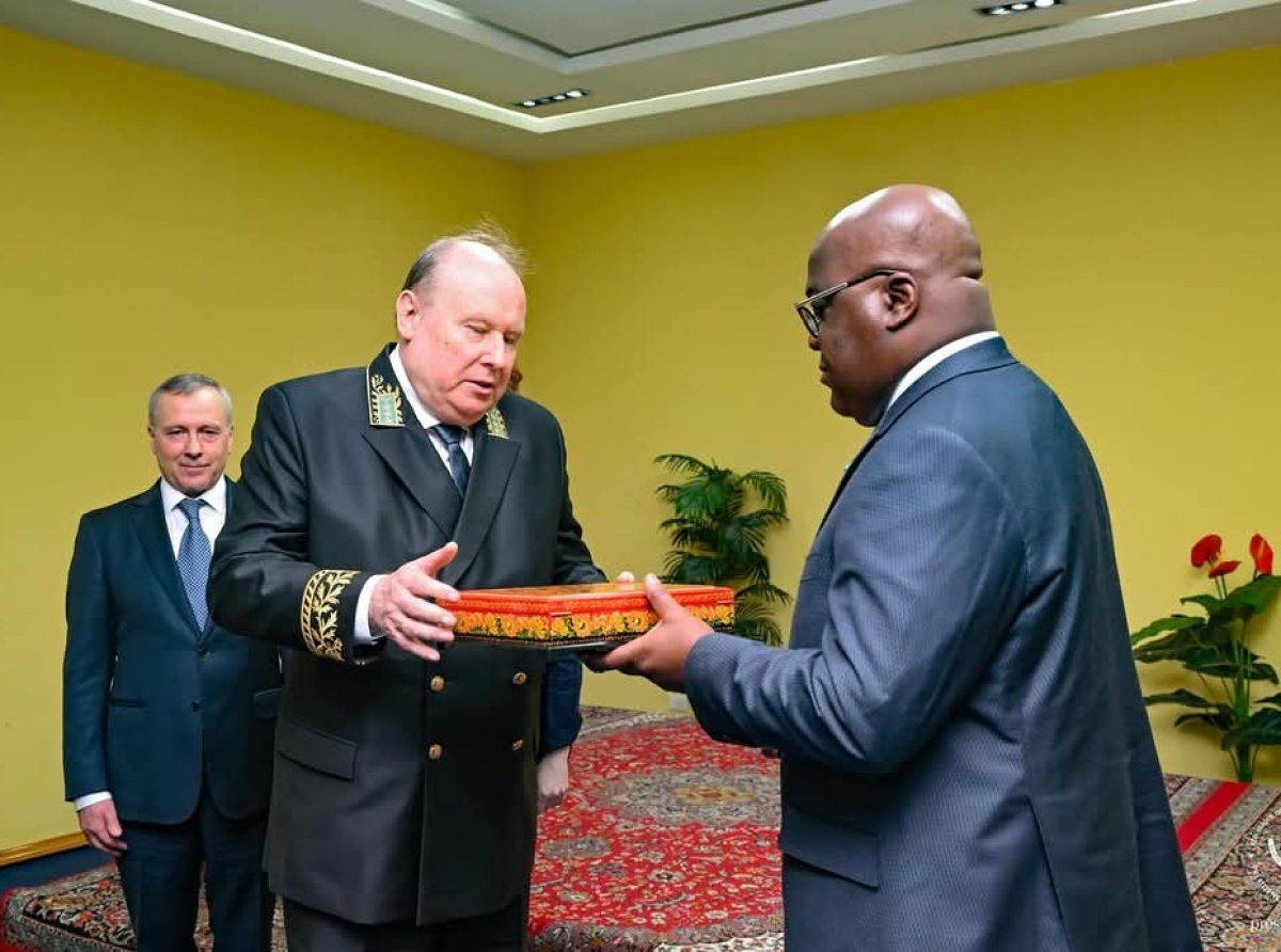 Coopération renouvelée, RDC : les ambassadeurs indien et russe présentent leurs lettres de créance à Félix Tshisekedi